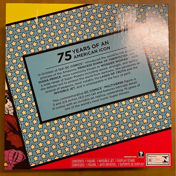 Wonder Woman Invisible Jet and Figure 75th Anniversary SDCC 2016 NWT NRFB ๐HP๐ - Picture 5 of 10